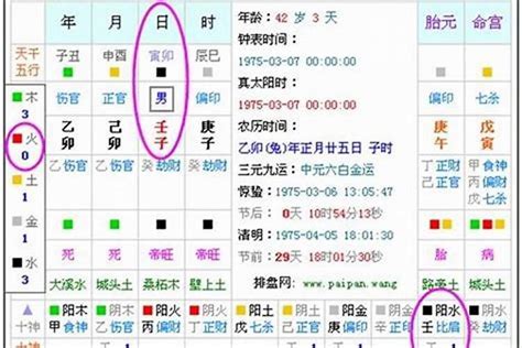 本命五行查詢|八字五行查詢